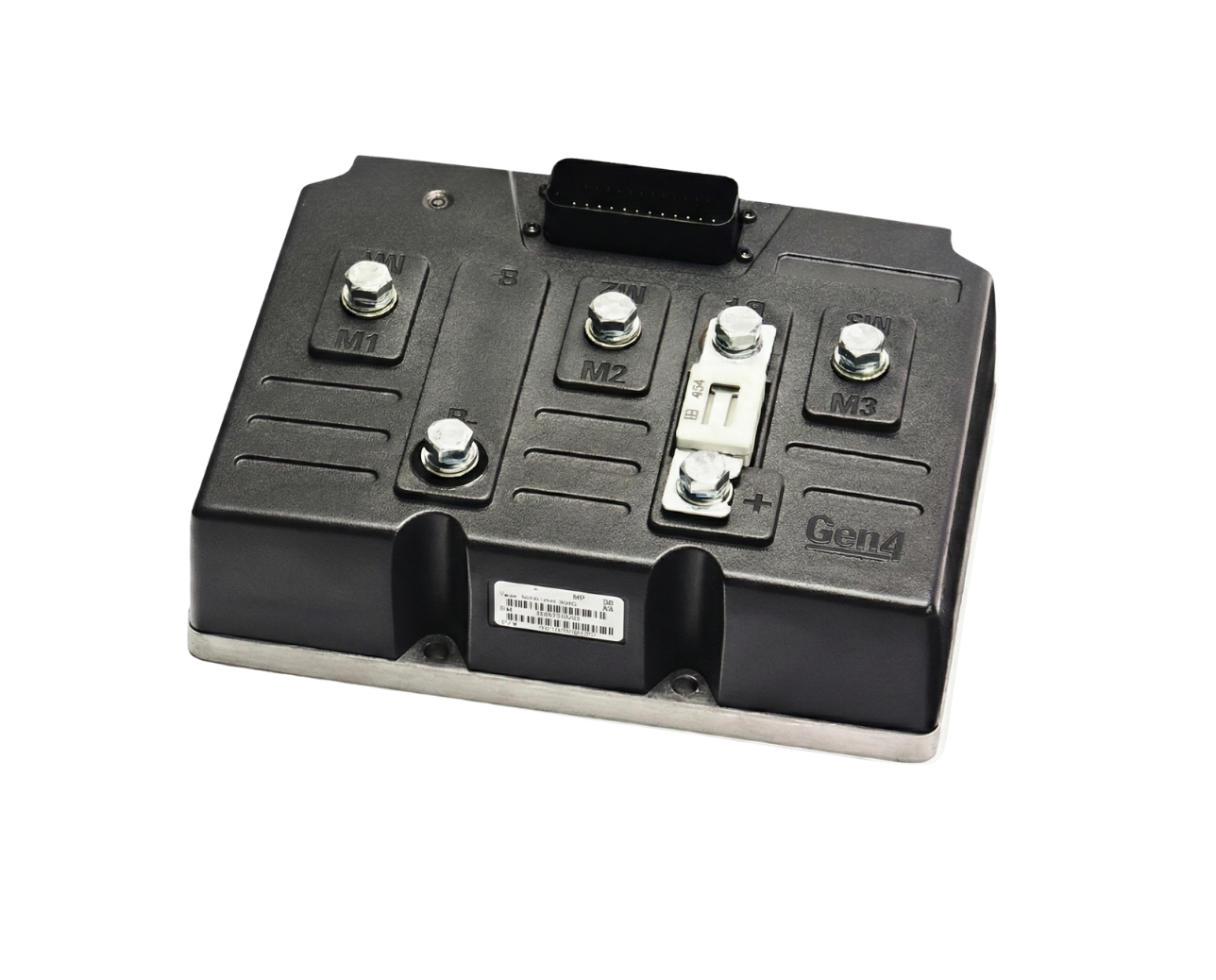 Turntide Gen4 Size 4 AC Motor Controller (Sevcon Gen4 Compatible). 48V (450A) / 80V (350A) High Efficiency Inverter for EV conversions. IP66 Waterproof, CANopen support. Available at Ekol Engineering.