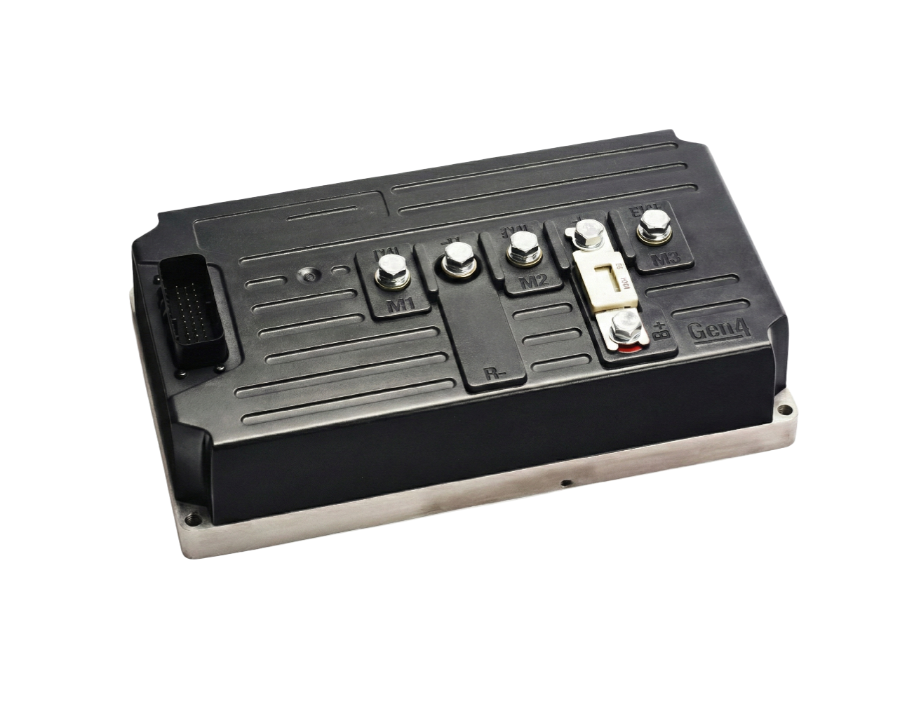 Turntide Gen4 Size 6 AC Motor Controller (Sevcon Gen4 Compatible). 48V (650A) / 80V (550A) High Power Inverter for heavy-duty EV conversions. IP66 Waterproof, CANopen support. Available at Ekol Engineering.