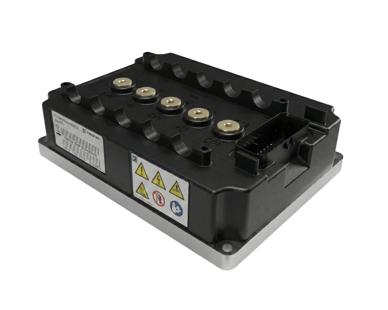 Turntide Gen6-X (Extended) Size 6 AC Motor Controller. 80V (700A) High Power Inverter. IP67 Waterproof, J1939 & CANopen Support. Heavy-duty EV traction inverter available at Ekol Engineering.